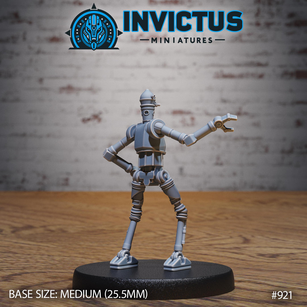 Droid Option #921 back DND miniature Space Odyssey 16k resin