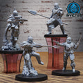 Starforged Family Set of 4 DND miniatures group photo Starforged Family