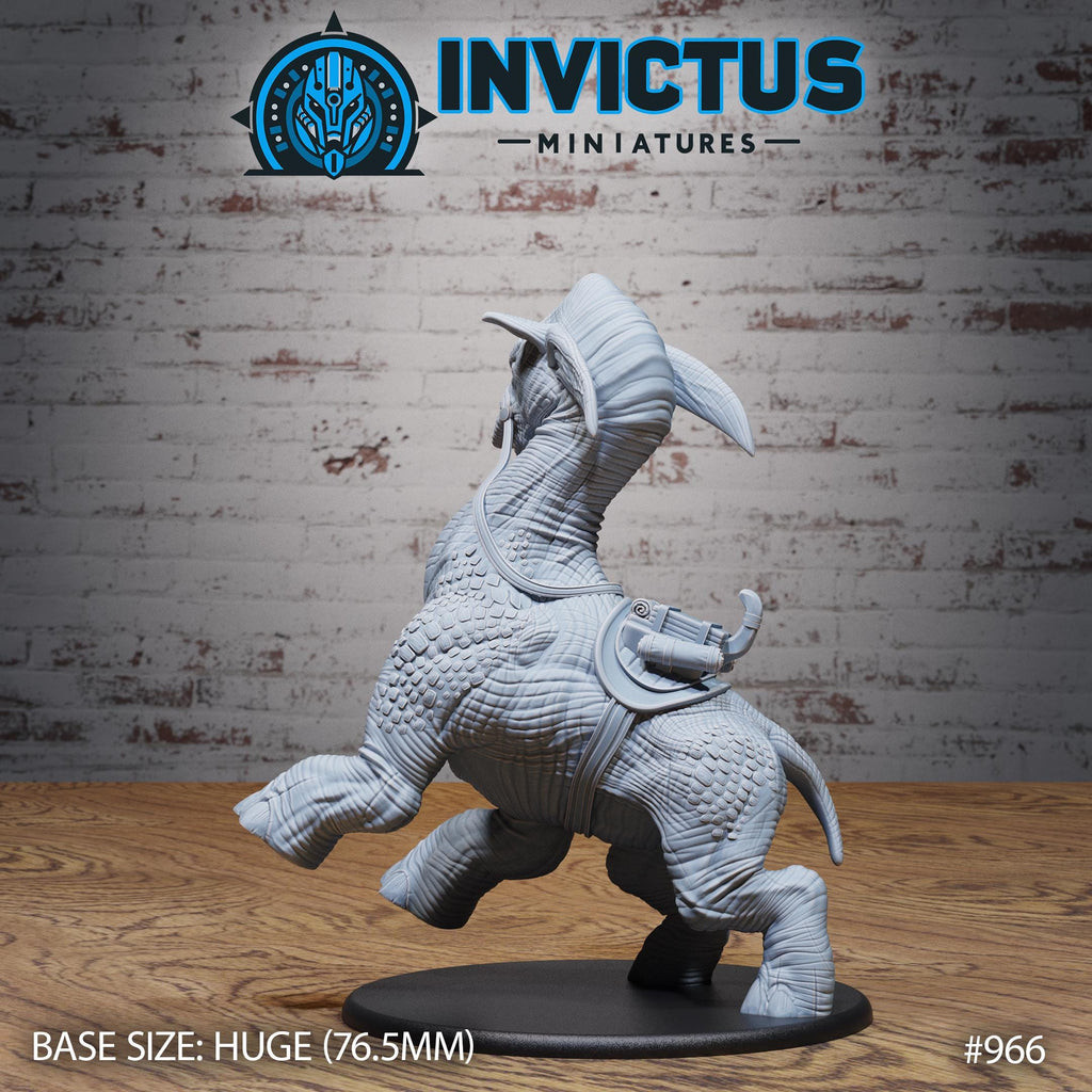 Sandtreader Beast Option 2 w/o mount front DND miniature Starforged Family 16k resin