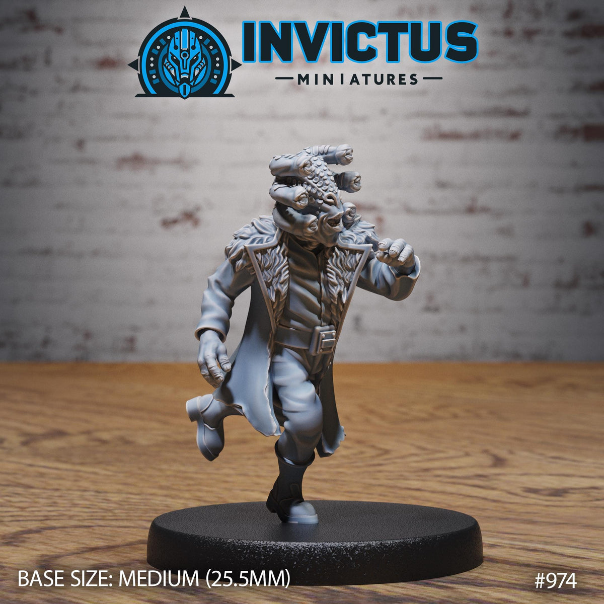 Space Smuggler Option #974 front DND miniature Starforged Family 16k resin