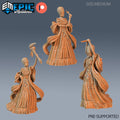 Southern Queen Set of 3 DND miniatures group photo Forgotten Utopia