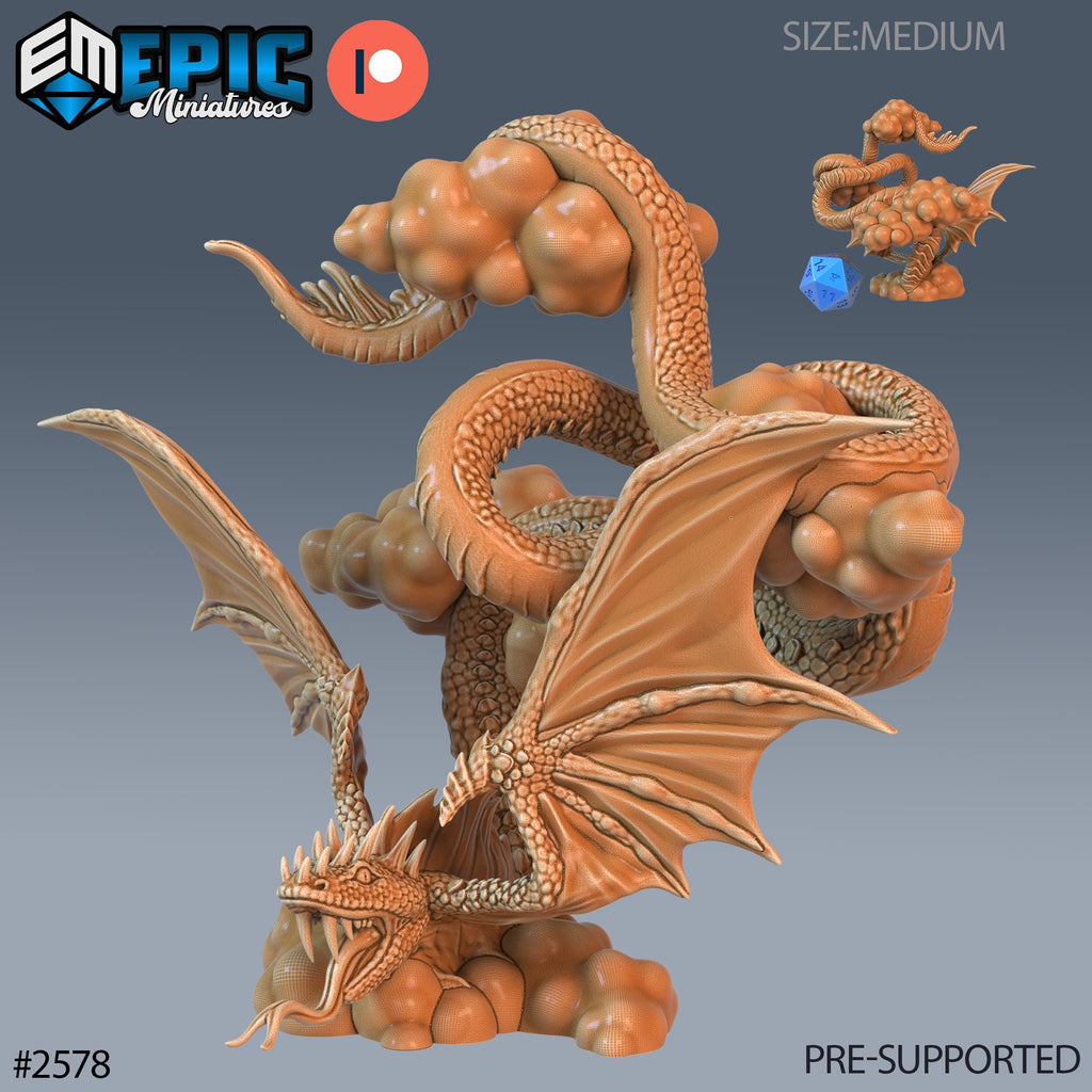 Flying Snake Option #2578 front DND miniature Forgotten Utopia 16k resin