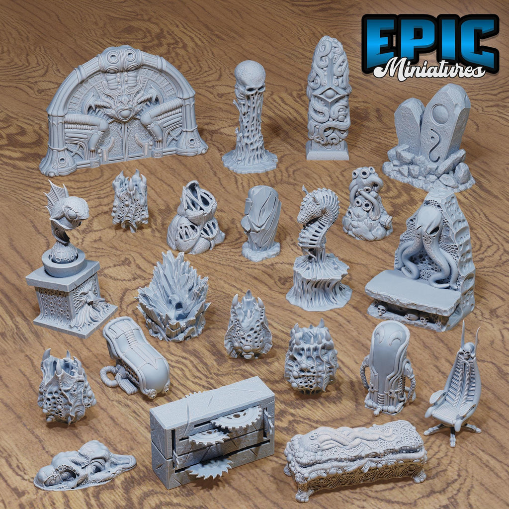 Void Scatter Set DND miniatures group photo Void Incarnate