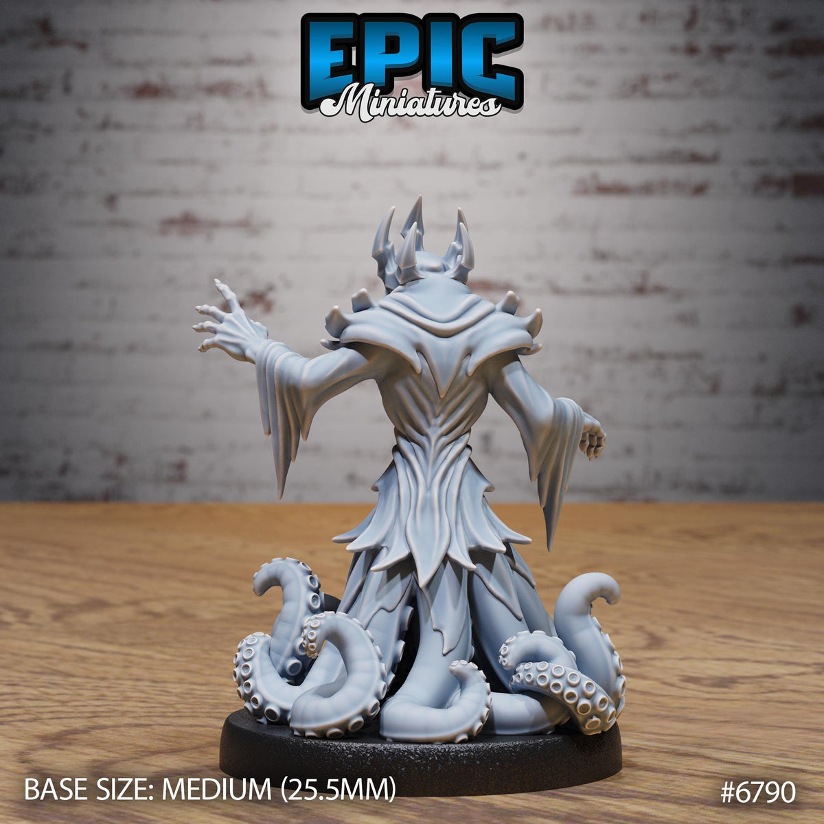 Hastur Yellow King Avatar Option #6790 back DND miniature Void Incarnate 16k resin