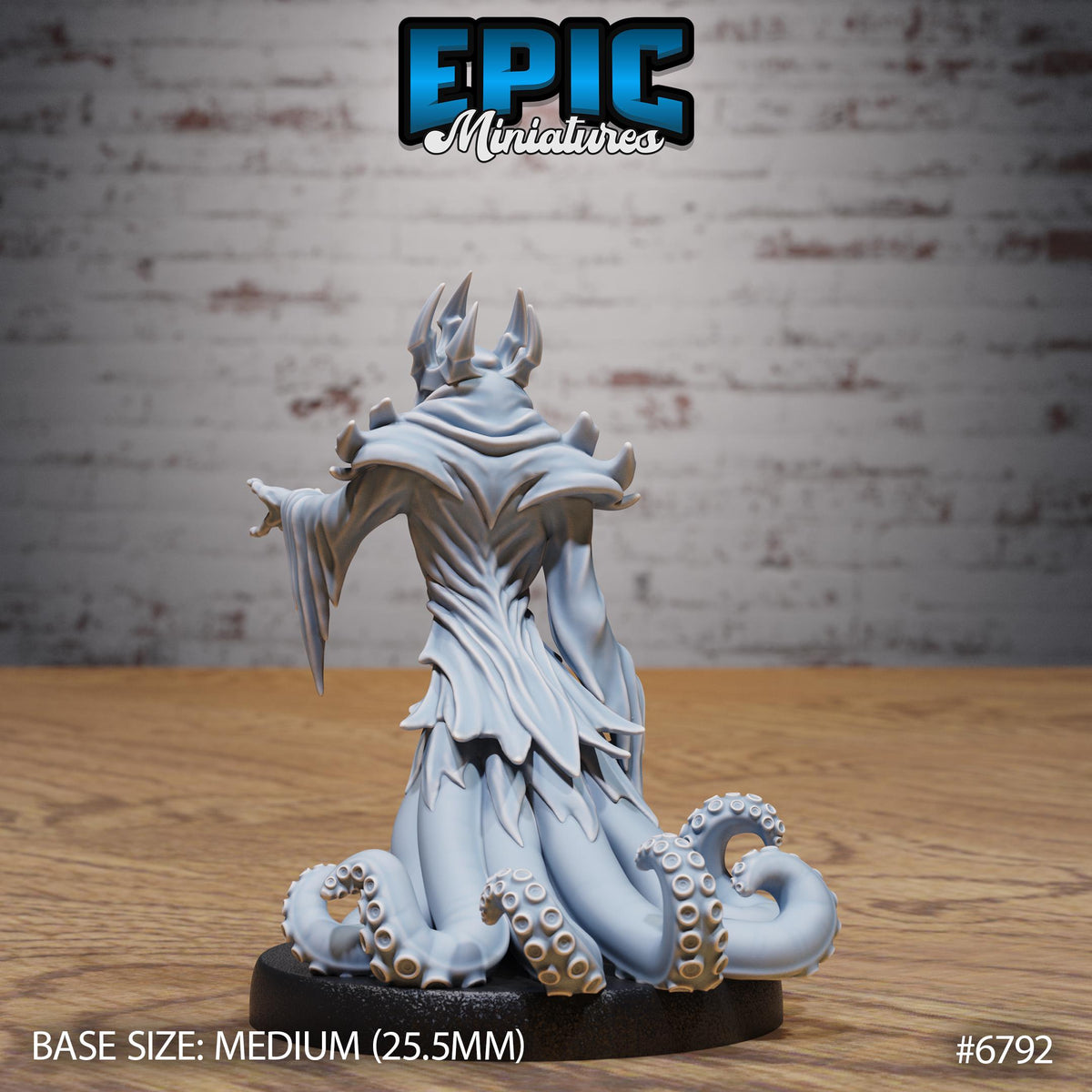 Hastur Yellow King Avatar Option #6792 back DND miniature Void Incarnate 16k resin