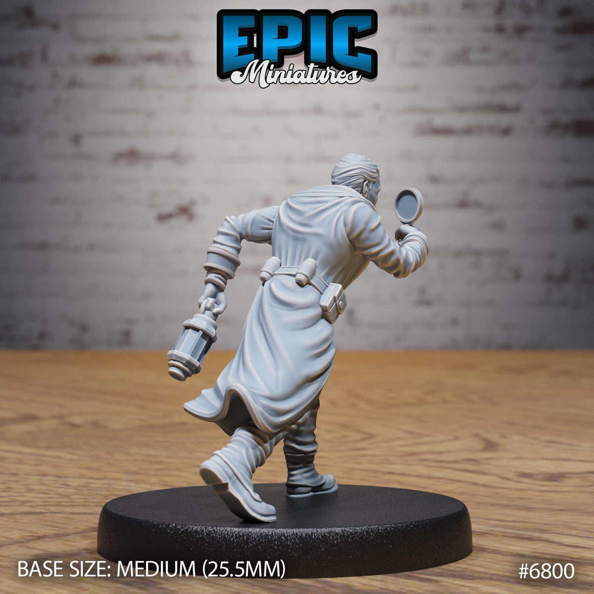 Mystery Detective Option #6800 back DND miniature Void Incarnate 16k resin