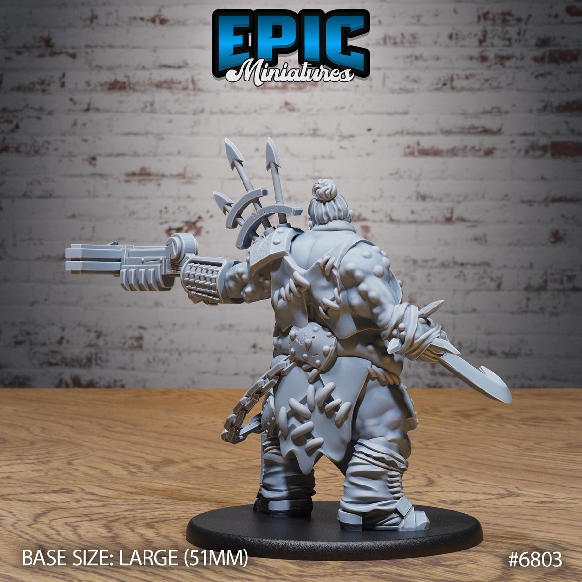 Cannibal Mutant Option #6803 back DND miniature Void Incarnate 16k resin