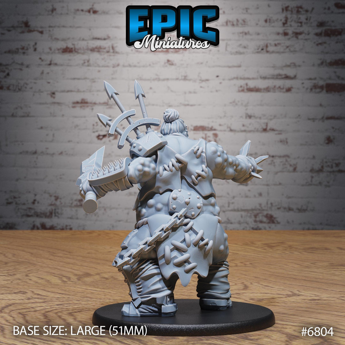 Cannibal Mutant Option #6804 back DND miniature Void Incarnate 16k resin