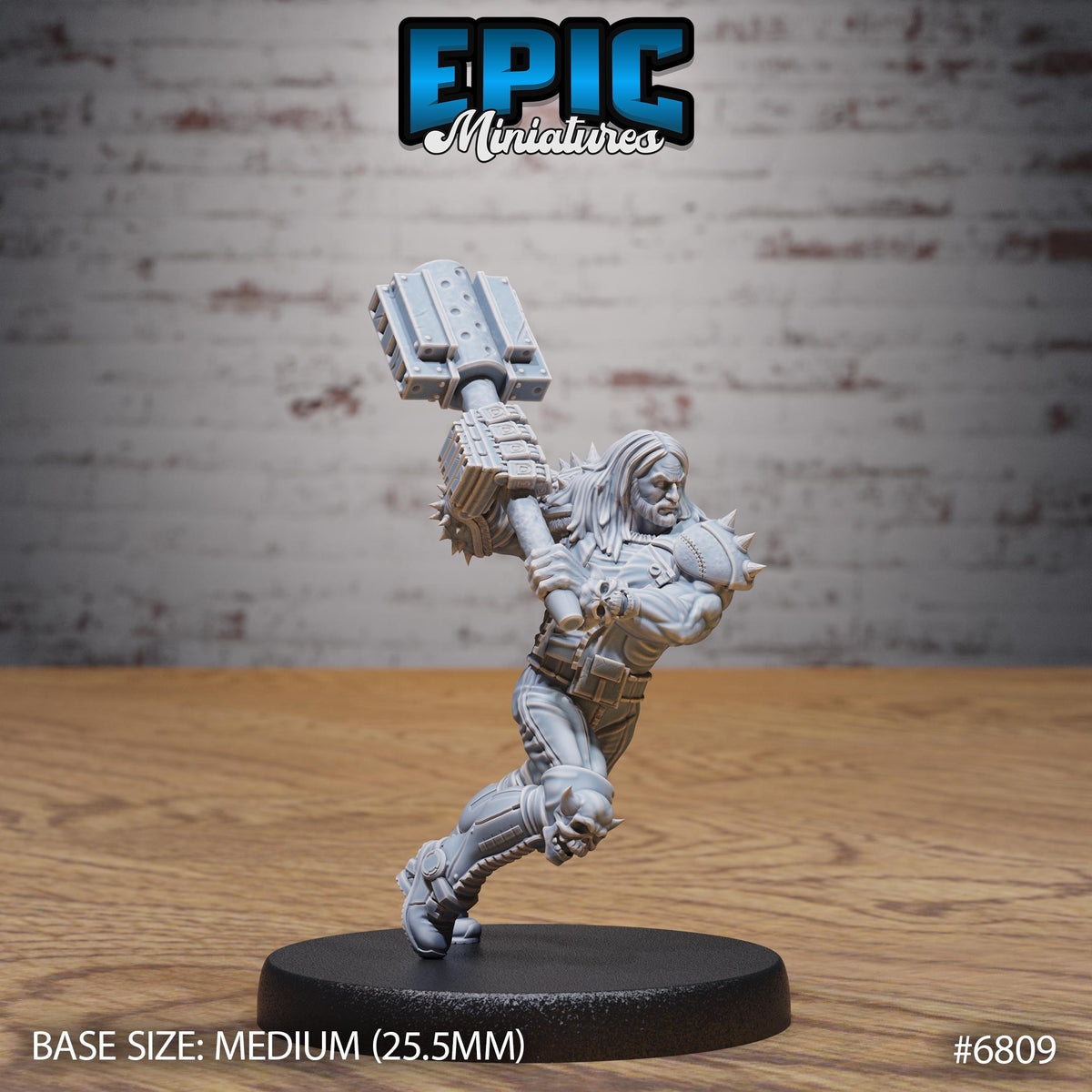 Heavy Metal Crusher Option #6809 front DND miniature Void Incarnate 16k resin