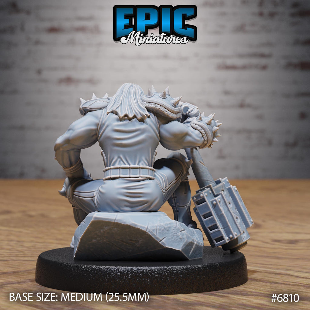 Heavy Metal Crusher Option #6810 back DND miniature Void Incarnate 16k resin