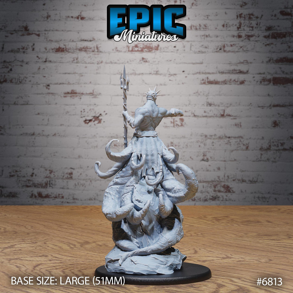 Dagon High Priest Option #6813 back DND miniature Void Incarnate 16k resin