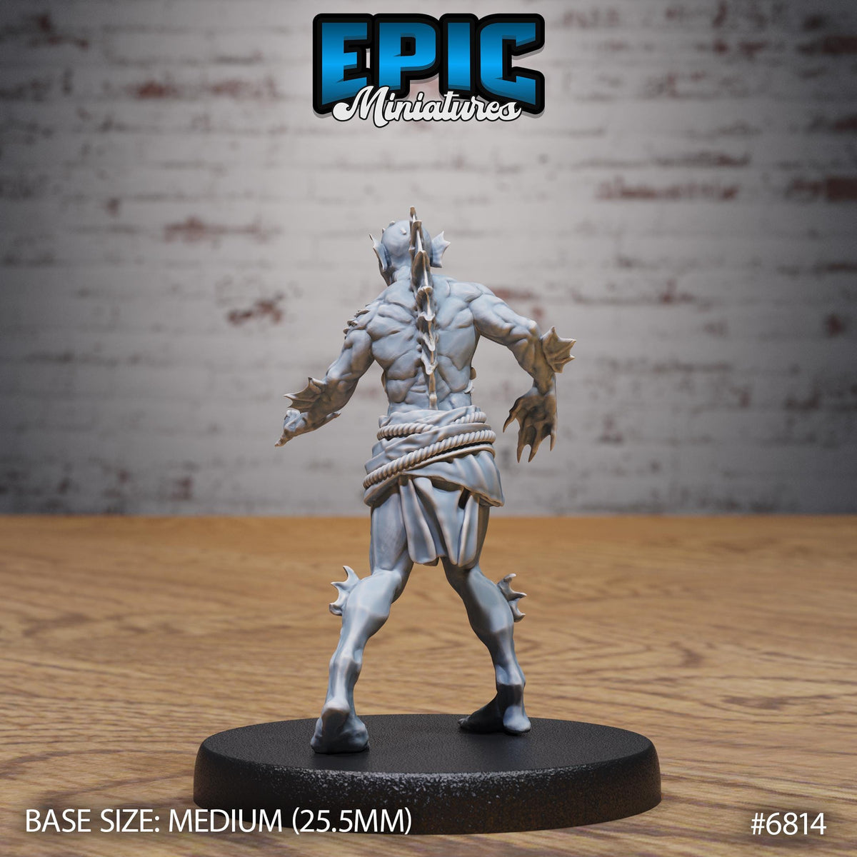 Deep One Spawn Option #6814 back DND miniature Void Incarnate 16k resin