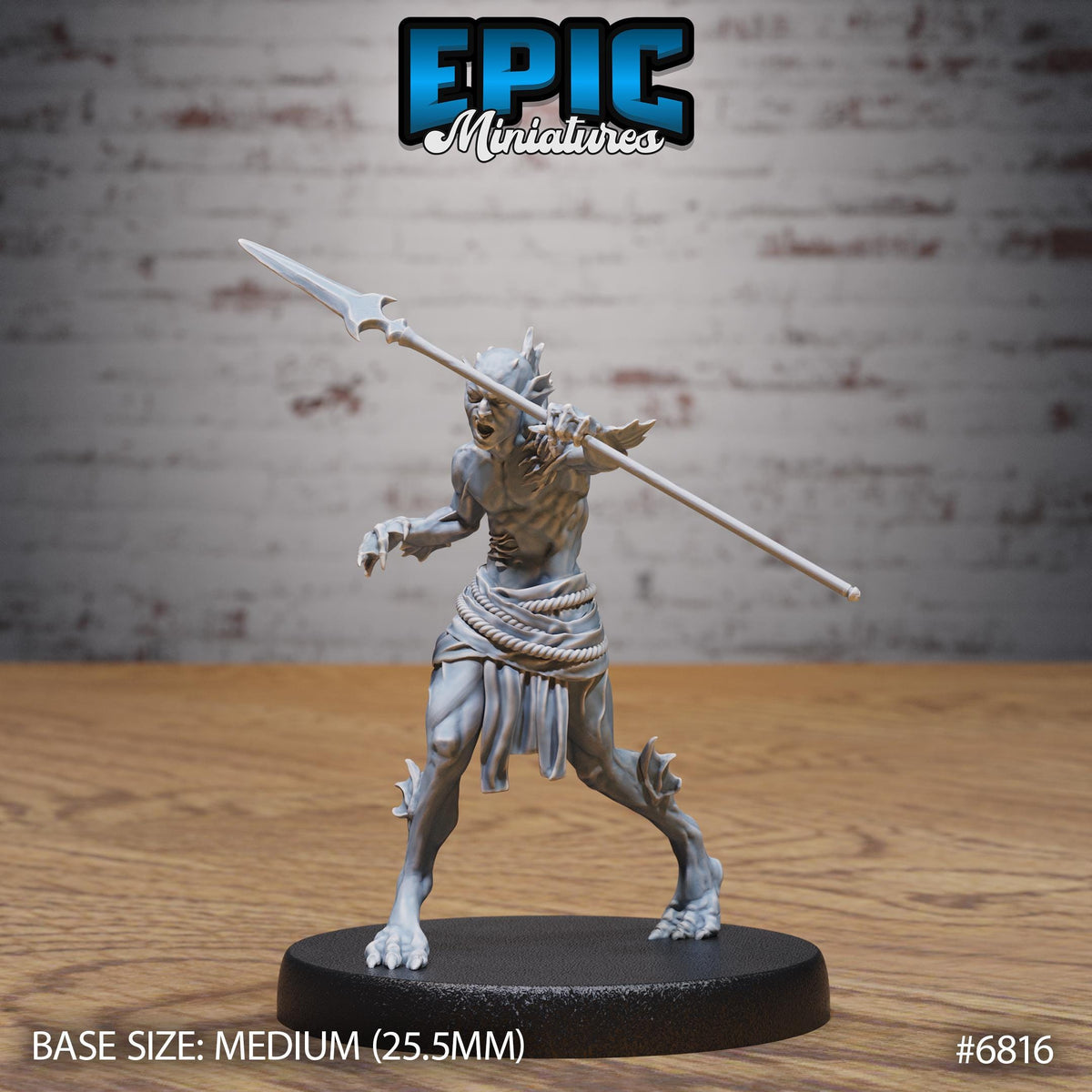 Deep One Spawn Option #6816 front DND miniature Void Incarnate 16k resin