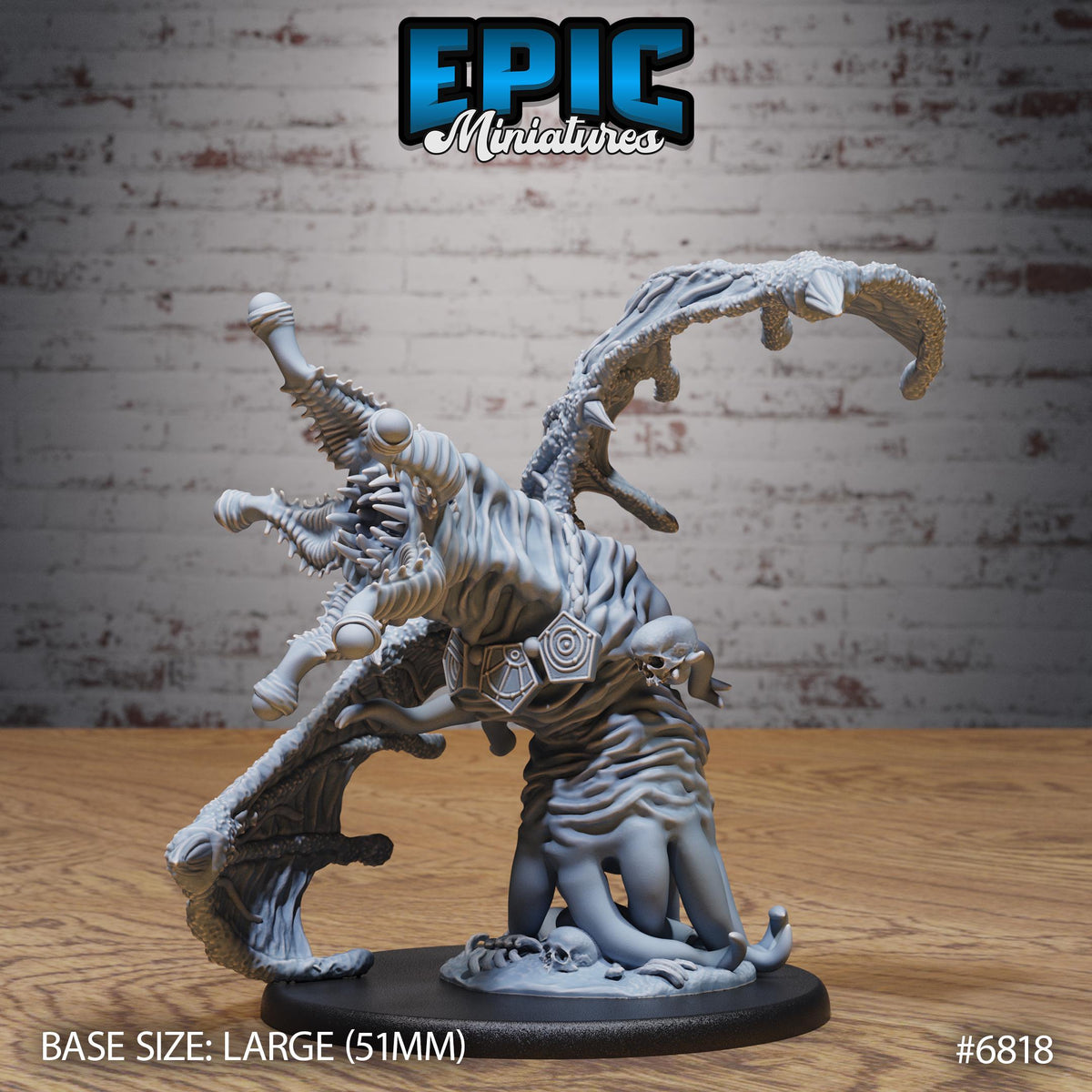 Elder Thing Option #6818 front DND miniature Void Incarnate 16k resin