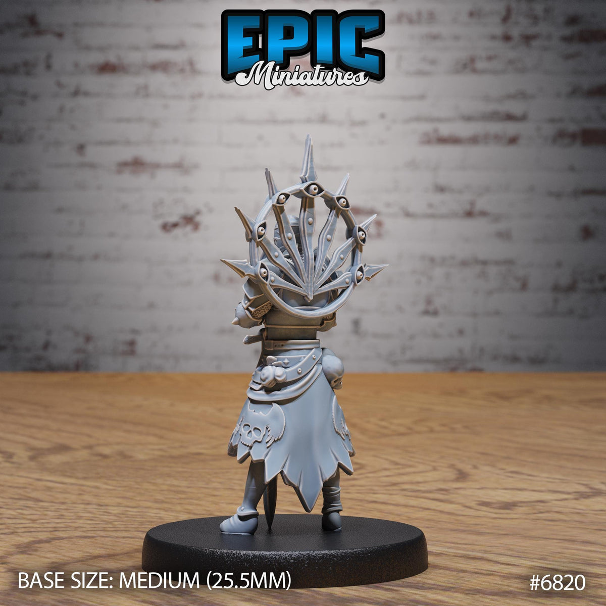 All-Seeing Knight Option #6820 back DND miniature Void Incarnate 16k resin