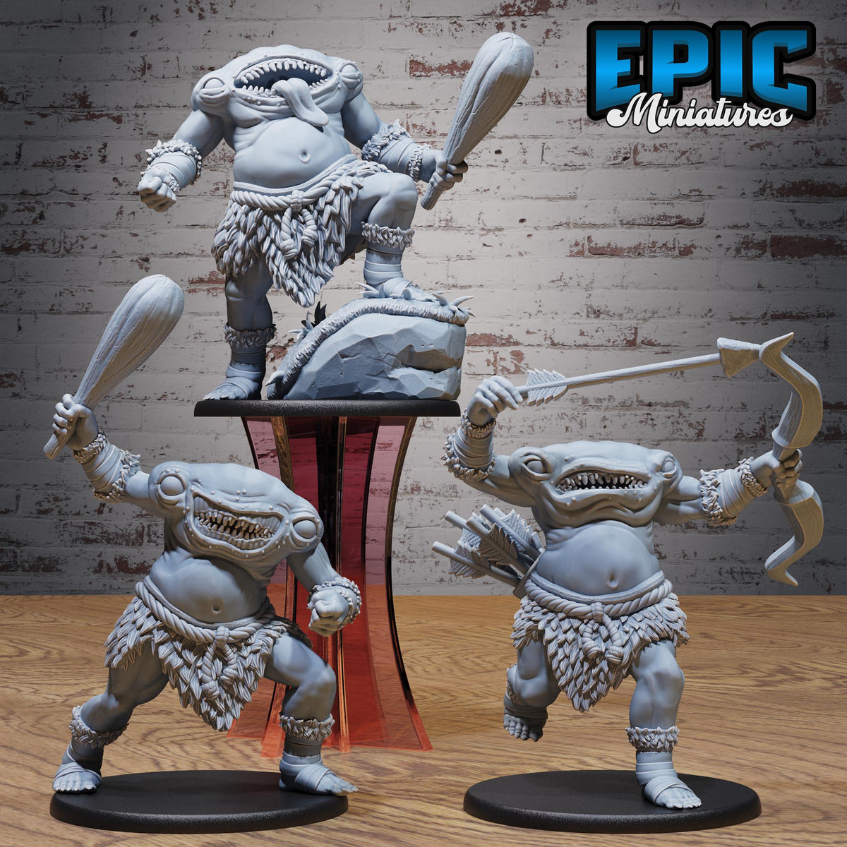 Blemmyes Set of 3 DND miniatures group photo Void Incarnate