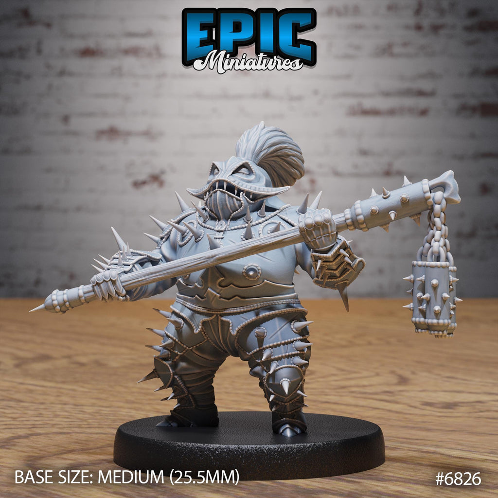 Spike Sadist Option #6826 front DND miniature Void Incarnate 16k resin