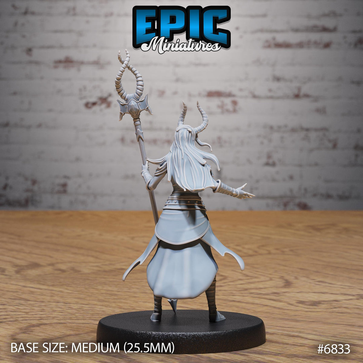 Hel Avatar Option #6833 back DND miniature Norse Barbarians 16k resin
