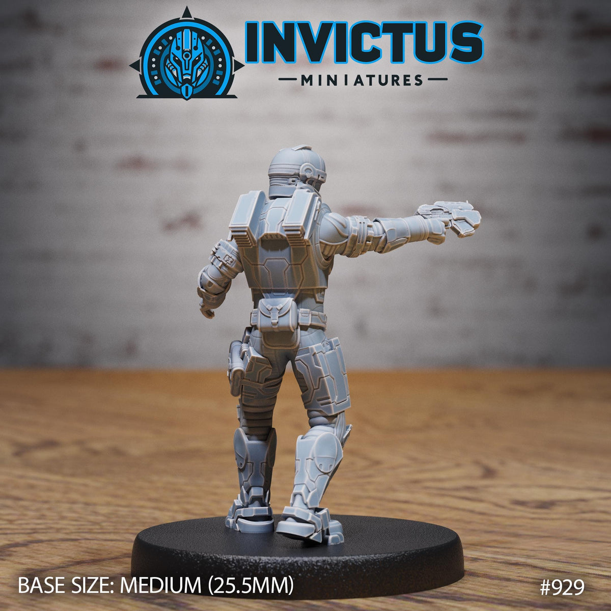 Recon Rider Option #929 back DND miniature Crimson Front 16k resin