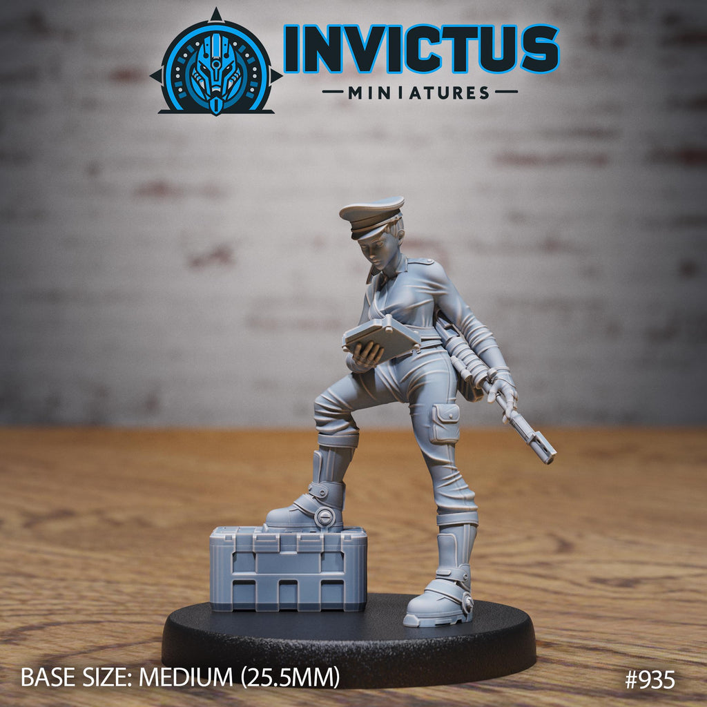 Valkyrie Squad Option #935 front DND miniature Crimson Front 16k resin