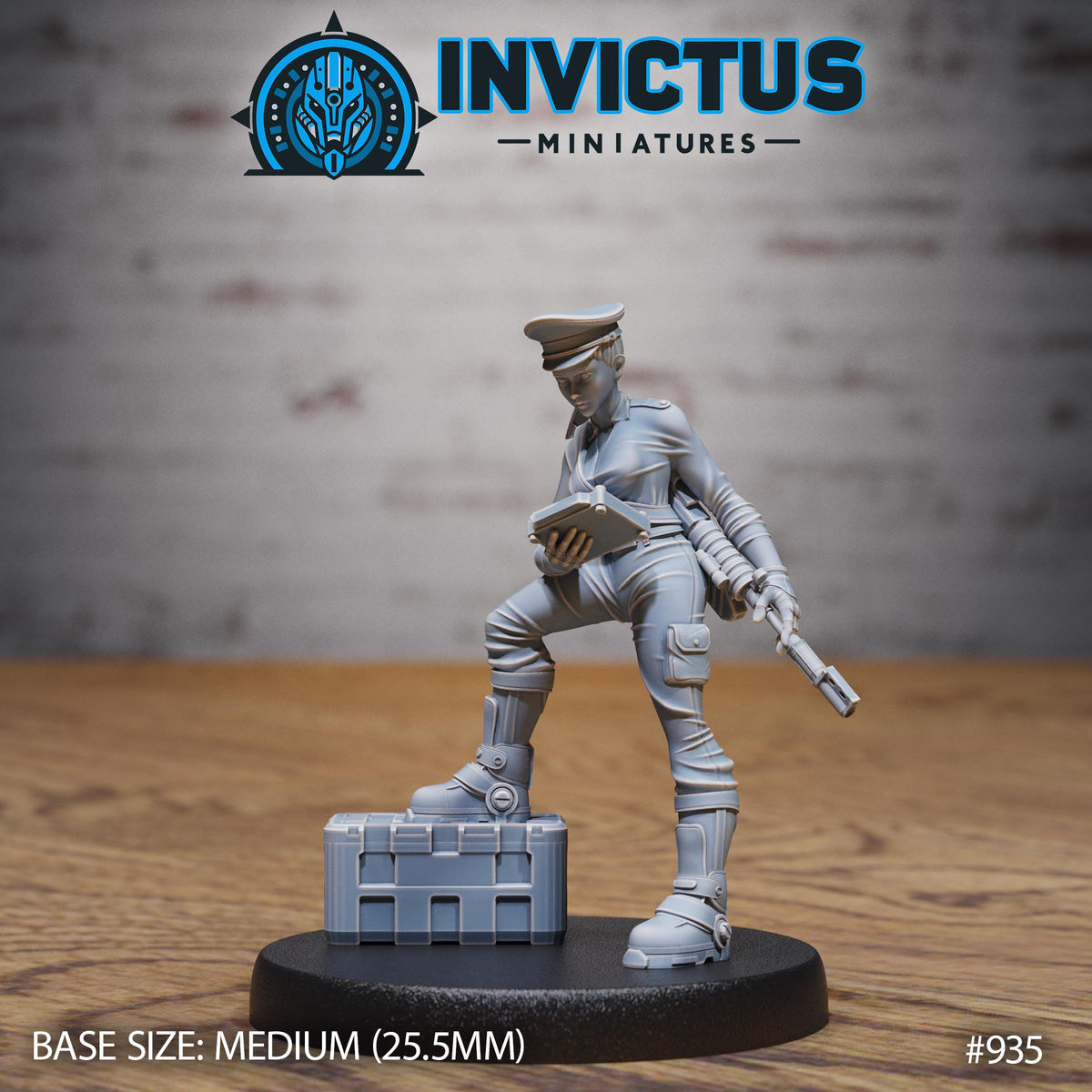 Valkyrie Squad Option #935 front DND miniature Crimson Front 16k resin