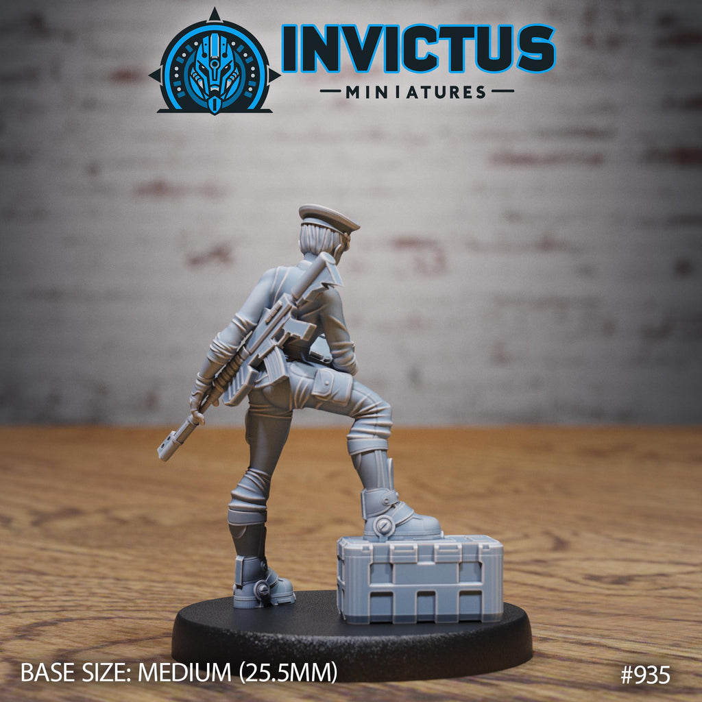 Valkyrie Squad Option #935 back DND miniature Crimson Front 16k resin