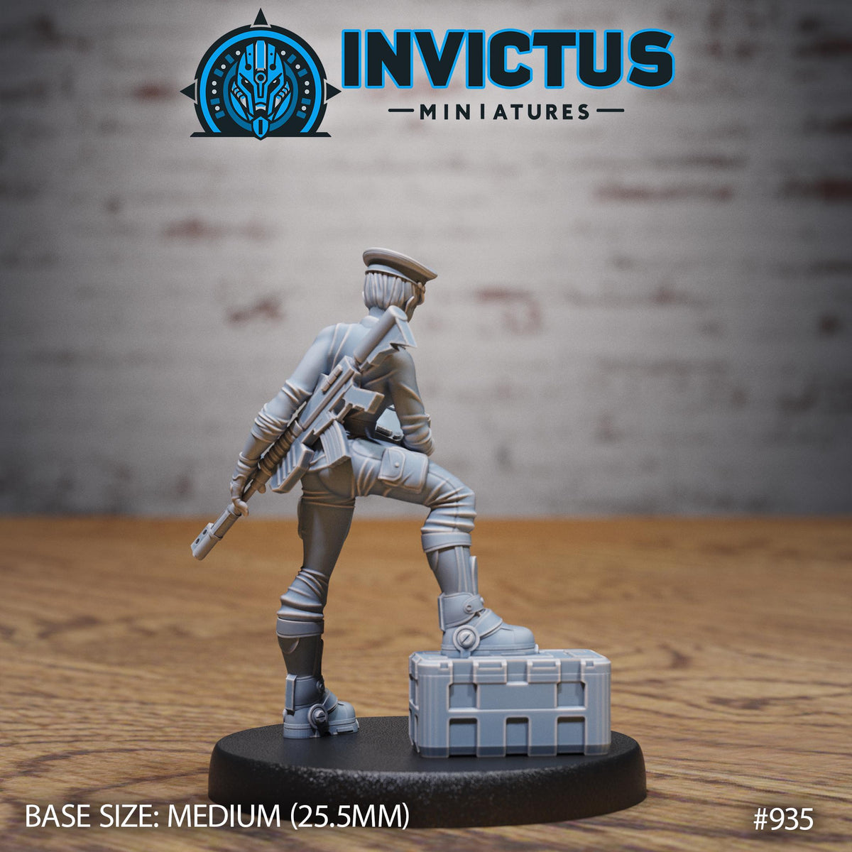 Valkyrie Squad Option #935 back DND miniature Crimson Front 16k resin