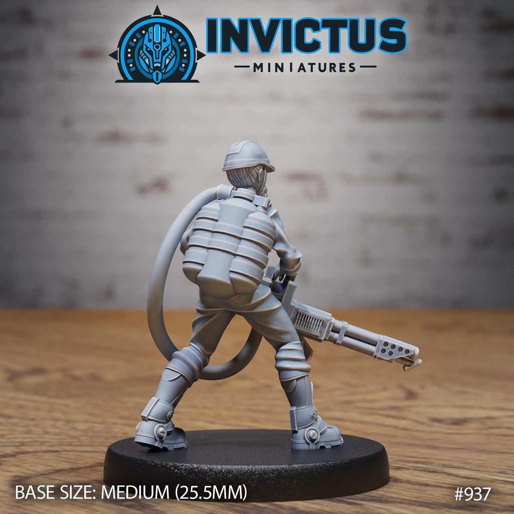 Valkyrie Squad Option #937 back DND miniature Crimson Front 16k resin