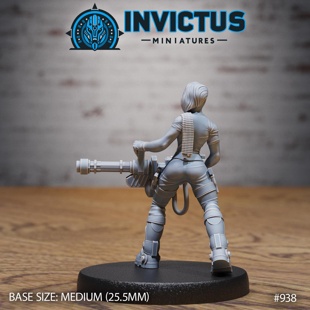 Valkyrie Squad Option #938 back DND miniature Crimson Front 16k resin