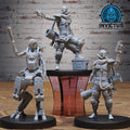 Crimson Squad Set of 3 DND miniatures group photo Crimson Front