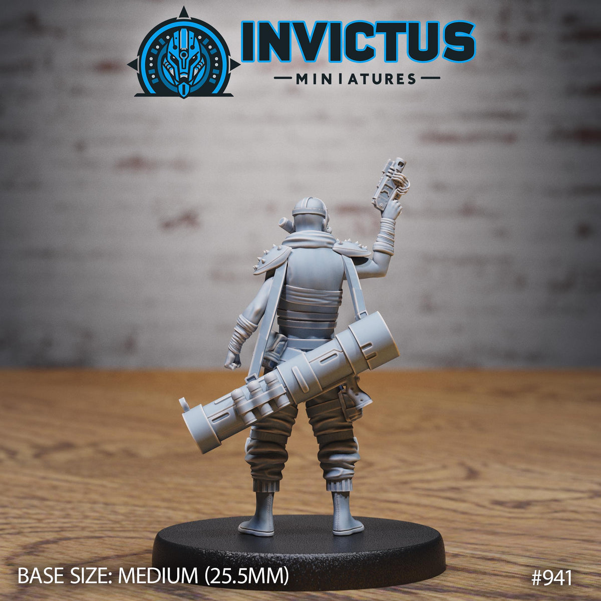 Crimson Squad Option #941 back DND miniature Crimson Front 16k resin