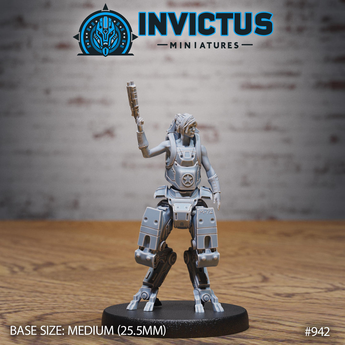 Crimson Squad Option #942 front DND miniature Crimson Front 16k resin