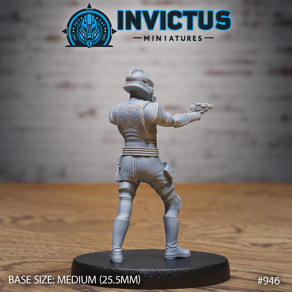 Crimson Squad Option #946 back DND miniature Crimson Front 16k resin