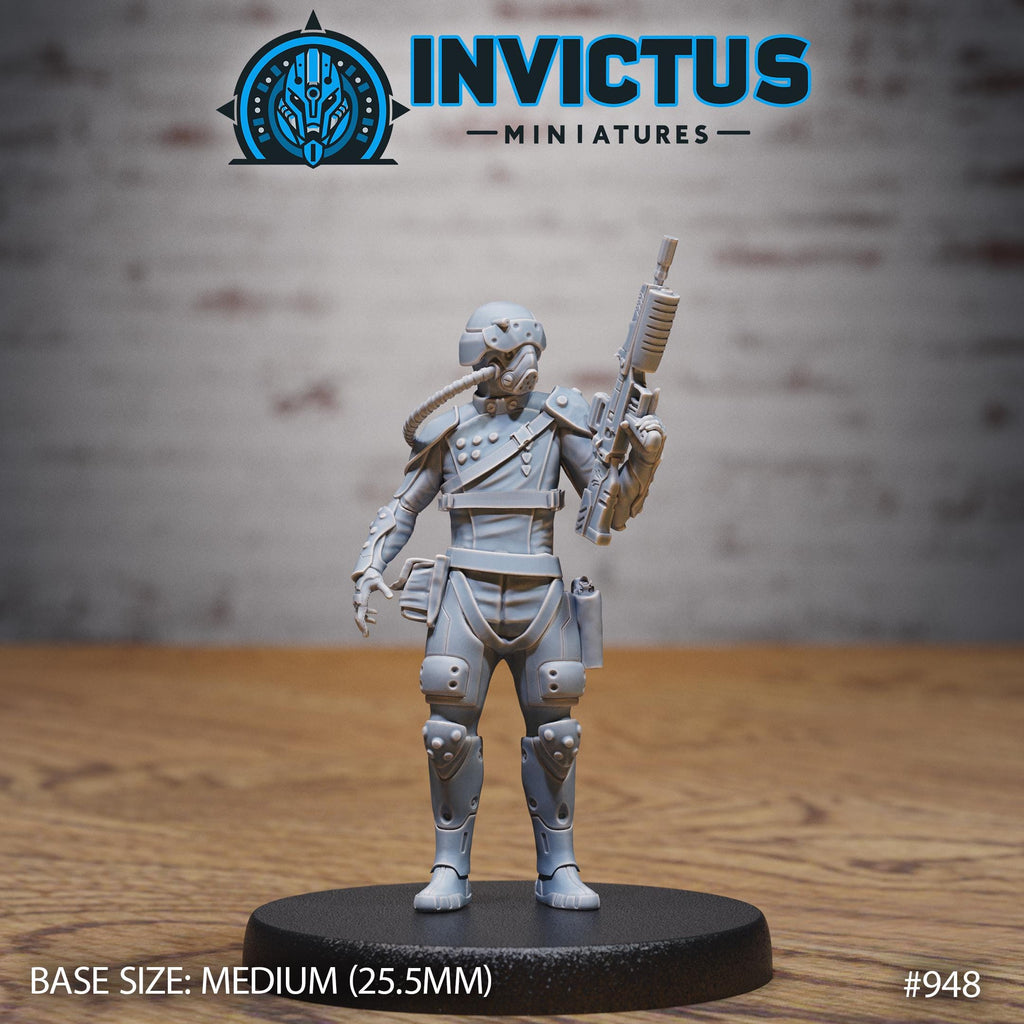 Crimson Squad Option #948 front DND miniature Crimson Front 16k resin