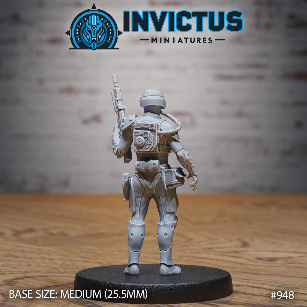 Crimson Squad Option #948 back DND miniature Crimson Front 16k resin