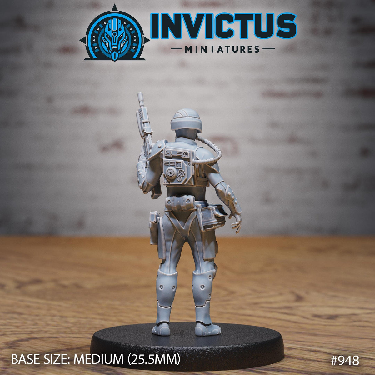 Crimson Squad Option #948 back DND miniature Crimson Front 16k resin