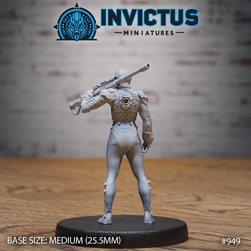 Crimson Squad Option #949 back DND miniature Crimson Front 16k resin