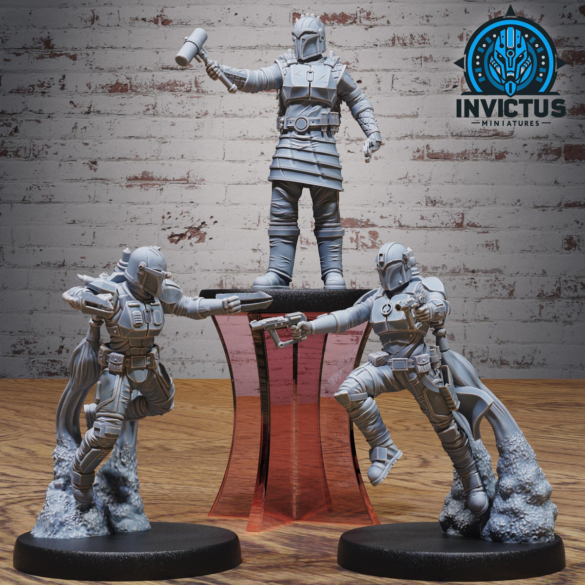 Starforged Family Set of 3 DND miniatures group photo Starforged Family