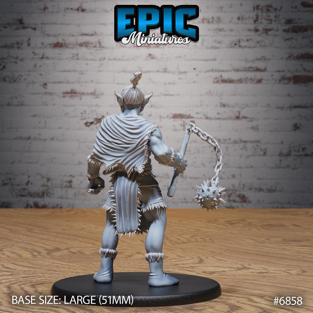 Barbarian Firbolg Option #6858 back DND miniature Norse Barbarians 16k resin