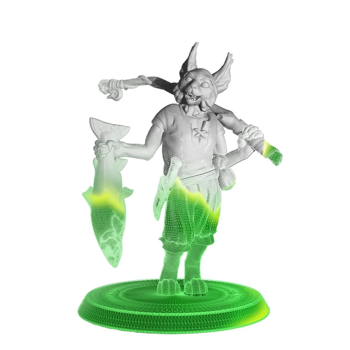 Custom Printing • Hero Forge • 32mm-28mm • Dark Fantasy Tabletop Gaming • D&D • 3D Resin Printed Miniature • Dungeons and Dragons Huge size front DND miniature  16k resin