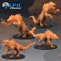 Landshark Set of 4 DND miniatures group photo Twin Mountains