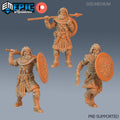 Tribe Guard Set of 3 DND miniatures group photo Forgotten Utopia