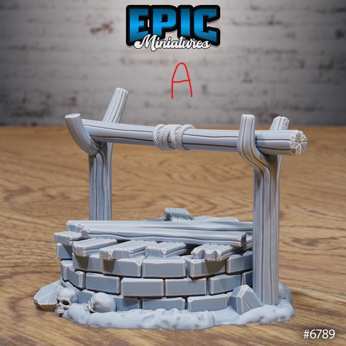 Void Environment Set Full Environment Set front DND miniature Void Incarnate 16k resin
