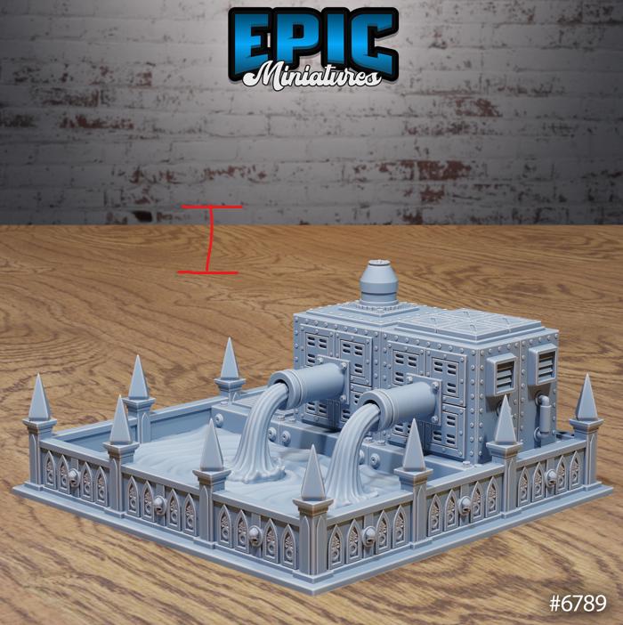 Void Environment Set G front DND miniature Void Incarnate 16k resin