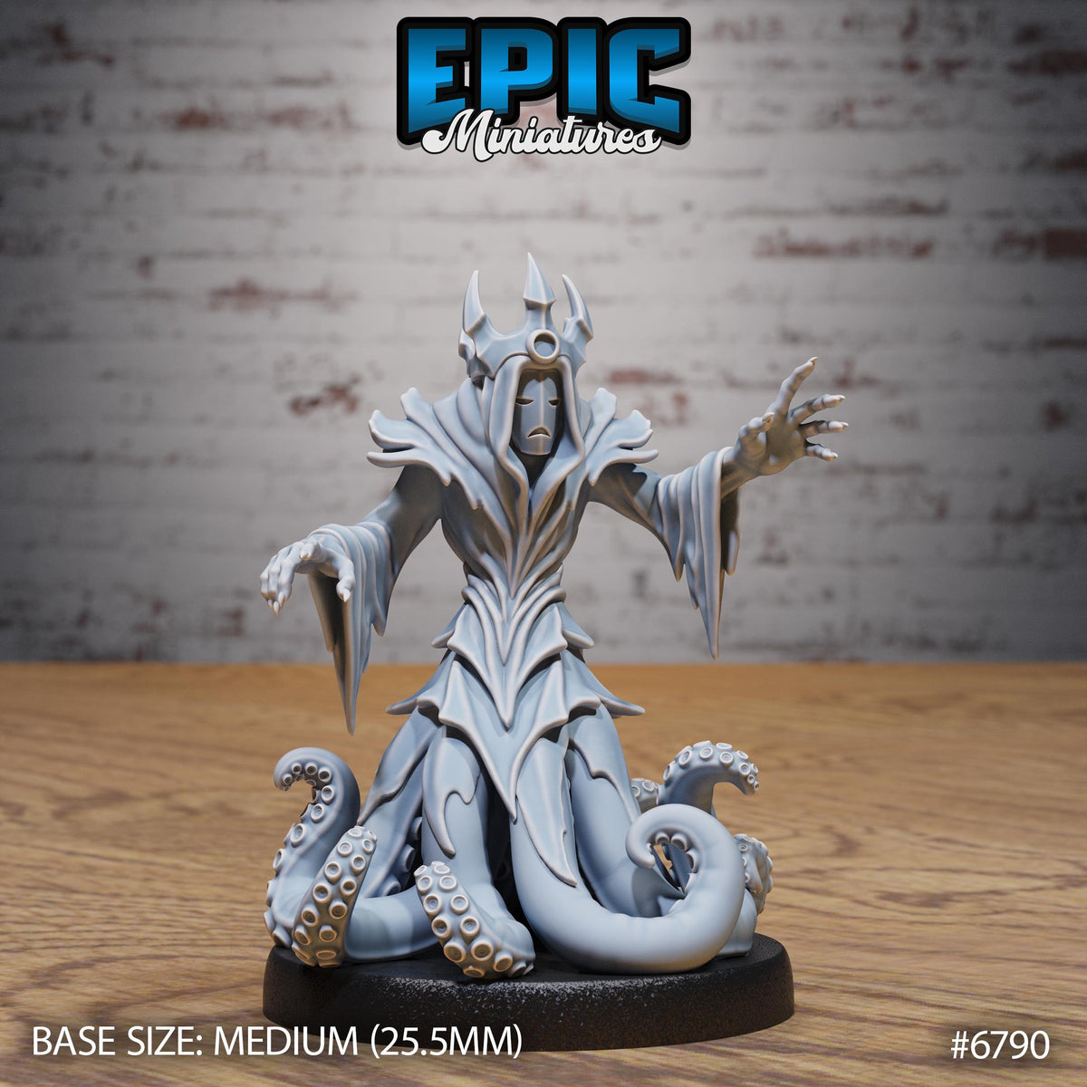 Hastur Yellow King Avatar Option #6790 front DND miniature Void Incarnate 16k resin