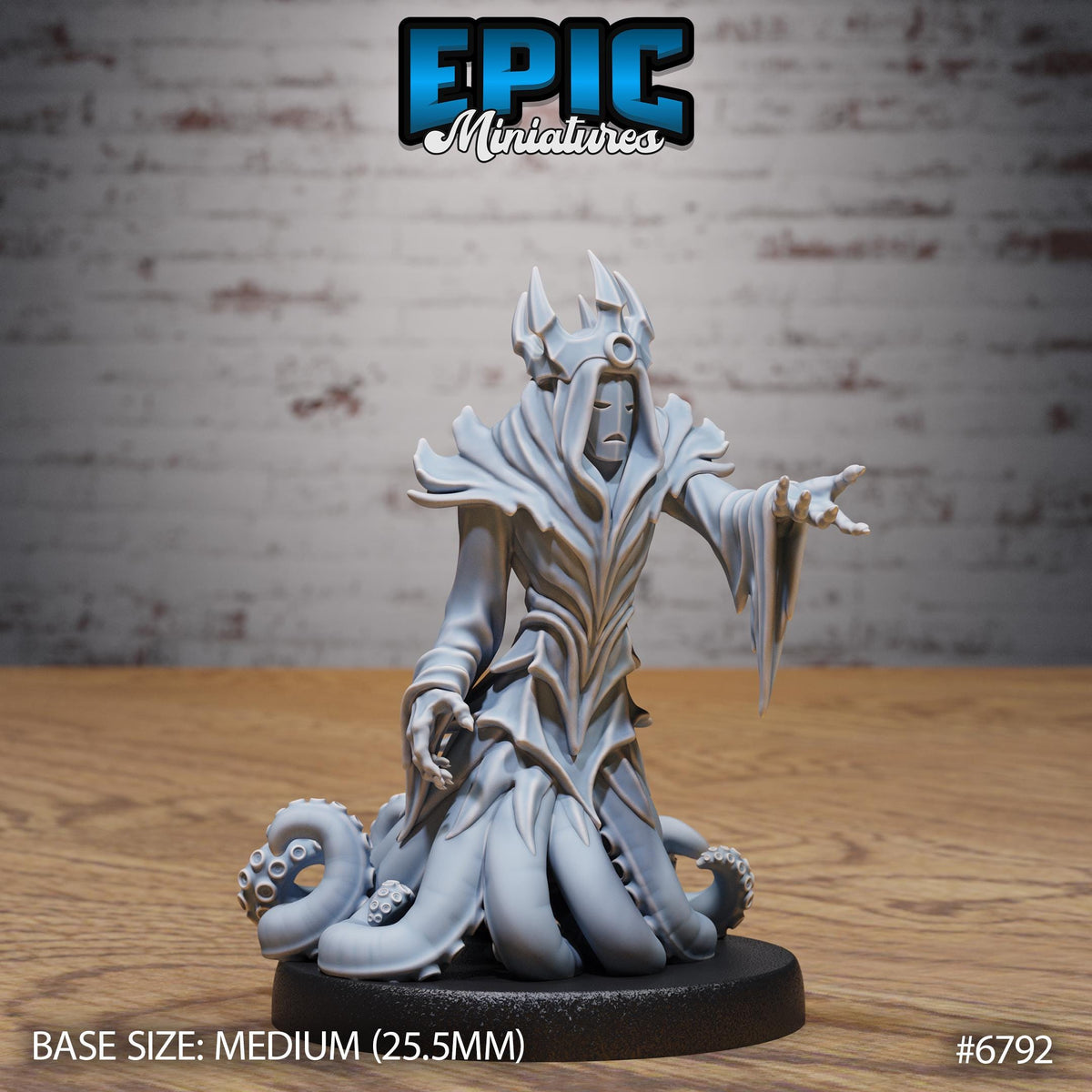 Hastur Yellow King Avatar Option #6792 front DND miniature Void Incarnate 16k resin