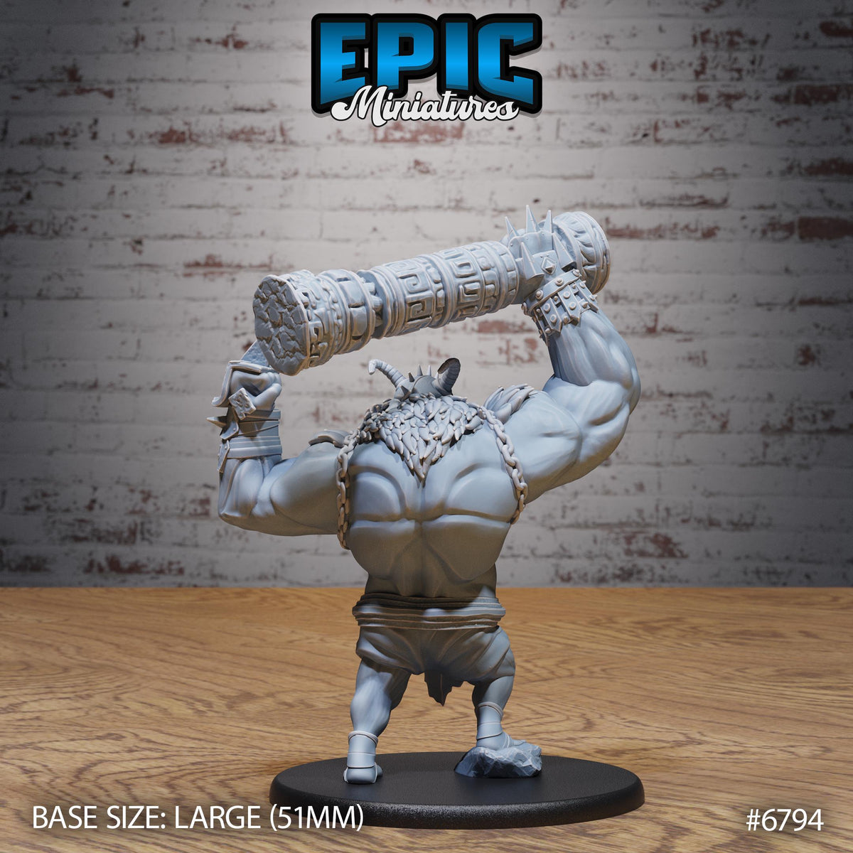 Chaos Troll Option #6794 back DND miniature Void Incarnate 16k resin