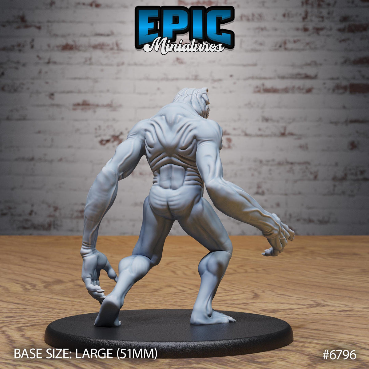 Spawn of Yig Option #6796 back DND miniature Void Incarnate 16k resin