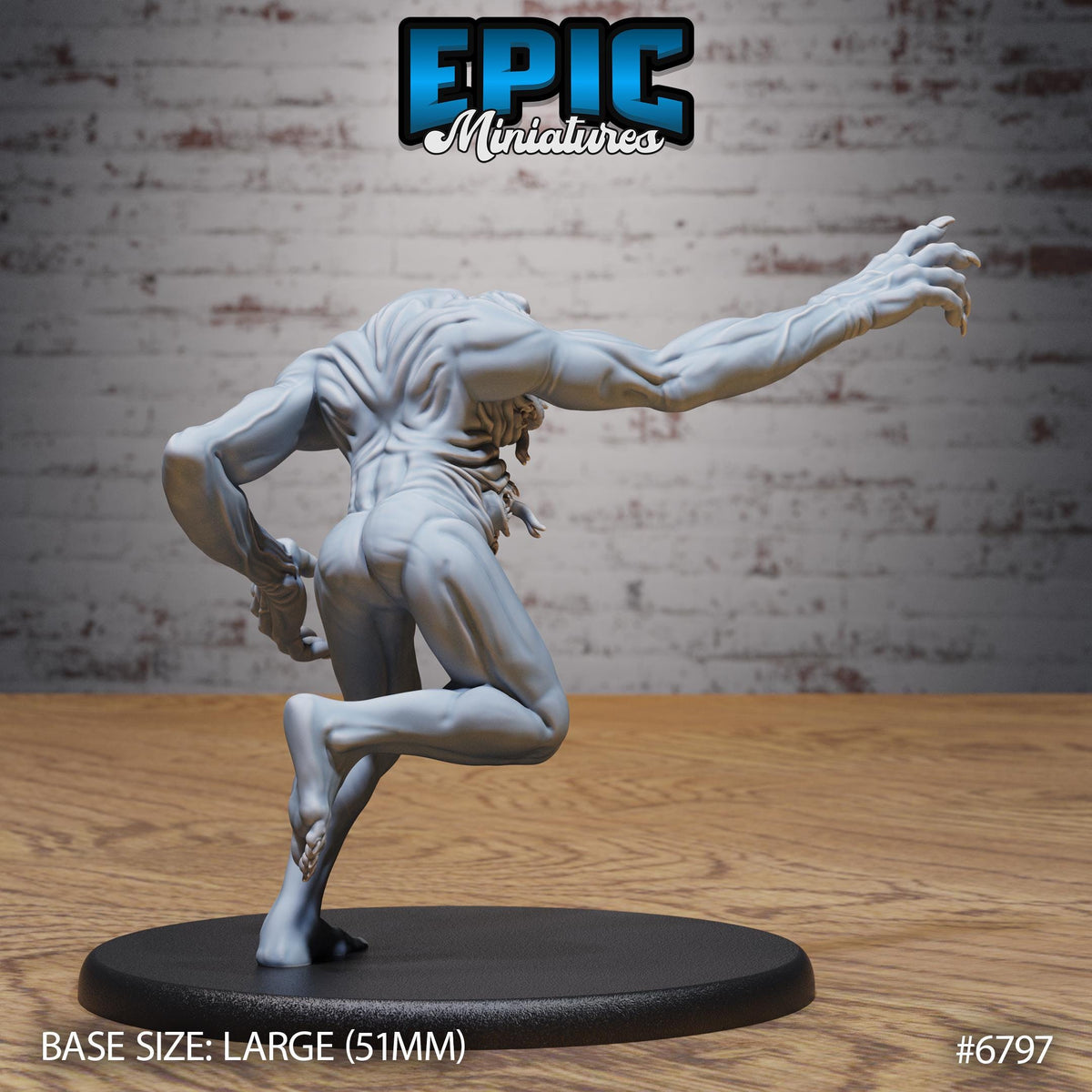 Spawn of Yig Option #6797 back DND miniature Void Incarnate 16k resin