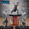 Mystery Detective Set of 3 DND miniatures group photo Void Incarnate